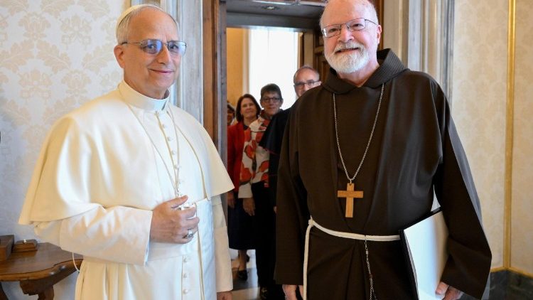 2025.06.05 Papa Léon XVI pe epsikopo ya lokumu O' Malley
